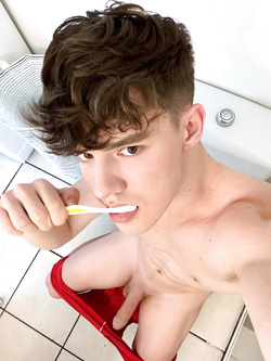 Twink carini si filmano mentre si segano e schizzano sperma — Cazzi Grossi — foto 9/41